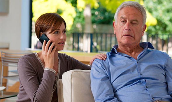 a patient suffering from stroke
